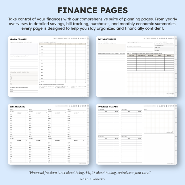 2025 Nord Monthly Landscape Digital Planner for iPad (Goodnotes, Noteful) - Image 7